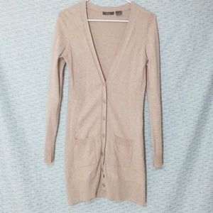Tan cardigan